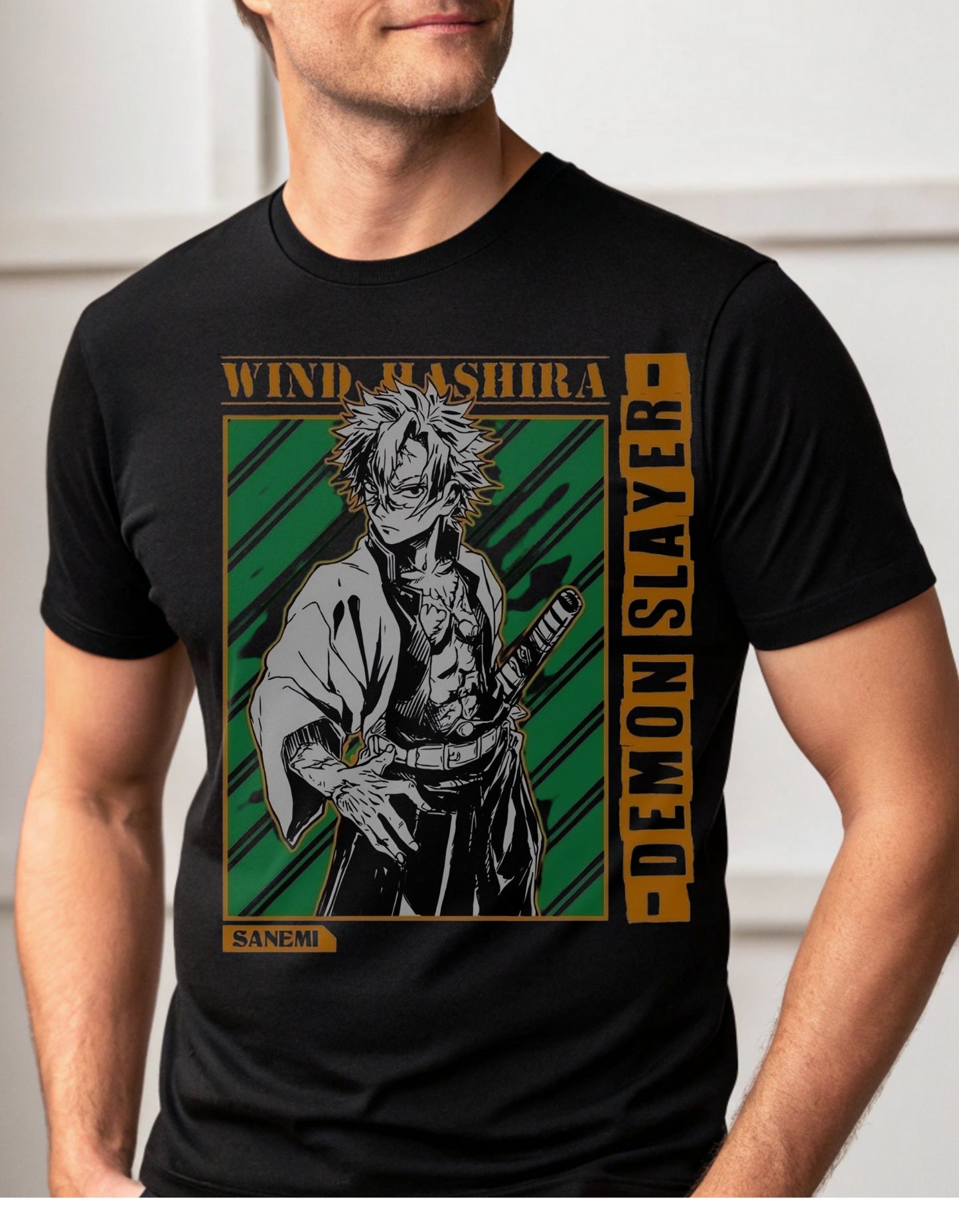Unisex SSanemi Basic Tee – Budget Anime Edition | THE GABRU TRENDStandard Crew T-Shirt